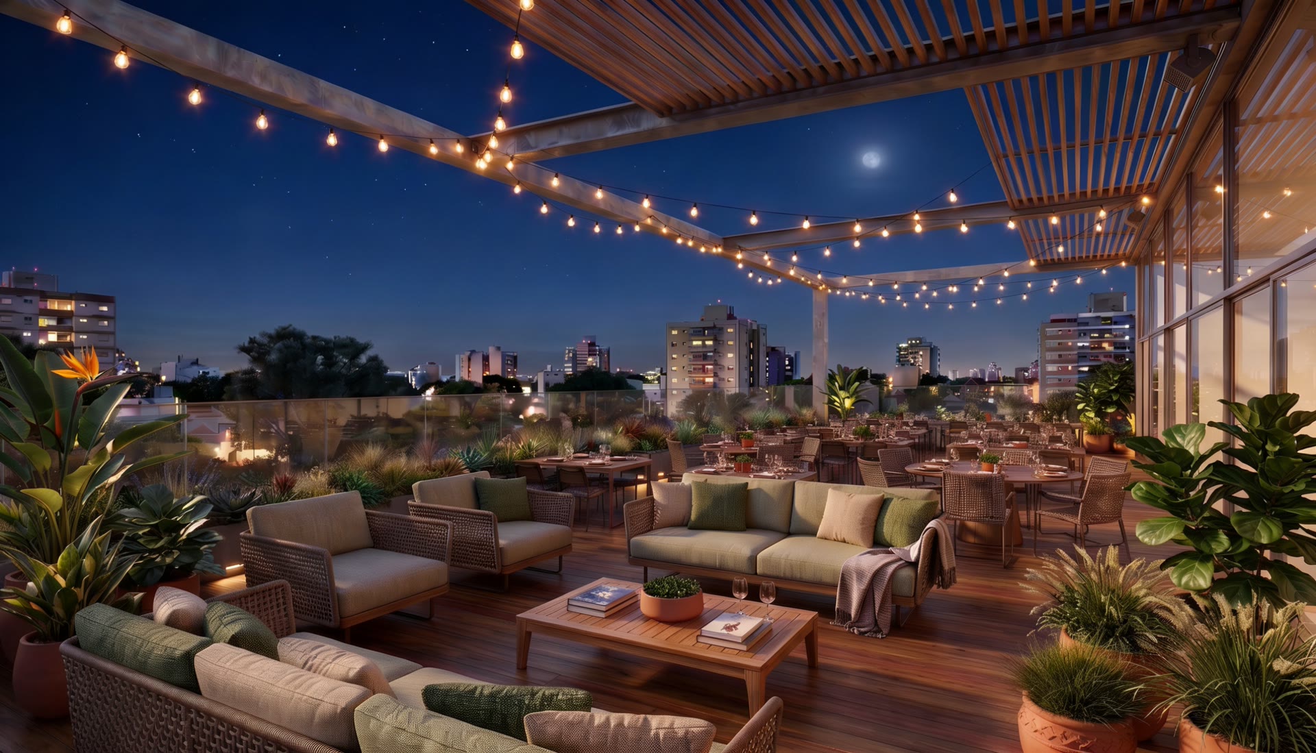 Rooftop noite